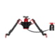 ACCU-TAC HYB-500 HYDRO Bipod w/Remote Vertical Adjustment, Picatinny, Black/Red, HYB-0500