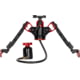 ACCU-TAC HYB-500 HYDRO Bipod w/Remote Vertical Adjustment, Arca, Black/Red, HYBA-0500