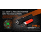 Acebeam Tactical Defender P16 Flashlights, Li-Ion Battery, 1800 Lumens, Tail-Dual Switch, Black, P16
