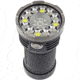 Acebeam X80 UV 4 x 18650 4 x CREE XH50.2/ 16 x Nichia 276A LED Flashlight, 10000 Lumens, 365nm UV Output, Black, X80-UV