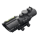 ADCO Red Dot Sight, Predator 4x32mm, Multi Color Reticle Scope, Black, PRED