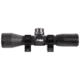 AIM Sports Inc 4X32 Compact Mil-Dot Scope W/Rings, Black, Medium, JTM432B