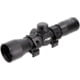 AIM Sports Inc 4X32 Compact Rangfinder Scope W/Rings, Black, Medium, JTR432B