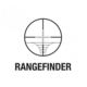 AIM Sports Inc 4X32 Compact Rangfinder Scope W/Rings, Black, Medium, JTR432B