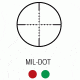 AimSports 2.5-10X40 Dual Ill. Scope /QRM/Mil-Dot, Black JTSDM251040G