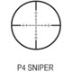 AimSports 3-9X40 Rubber Armored P4 Sniper Scope , Black JLX3940G