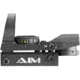 AimSports Dual Ill. Red Dot Sight 4 Different Reticles, Black, Red-Green RT4-03, EDEMO2