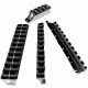 Aimtech 2pc. low profile no see- thru for Remington 870/1100/1100 most, Black RRLD2
