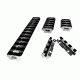 Aimtech 1pc. low profile no see- thru for Remington 870/1100/1100 most, Black RRLS2