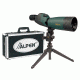 Alpen 20-60x80 Waterproof Straight Spotting Scope w/ Micro Adjust Tripod 786KIT