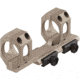 American Defense Manufacturing 2in Offset, 20MOA. 34mm Dual Ring Scope Mount w/ 1/2in Titanium GI Bolts, Flat Dark Earth, Small, AD-RECON-20-MOA-34-FDE-TGIB