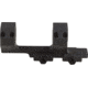 American Defense Manufacturing 30mm Cantilevered Dual Ring Scope Mount w/ 1/2in Titanium GI Bolts, Black, Small, AD-DELTA-C-30-TGIB