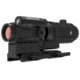 American Defense Manufacturing DUO 5-Spek Red Dot Sight w/ Flik5 Fixed Power 5X Magnifier, T1 Co-Witness and Titanium Levers, Black, Medium, RD-T1-CO-5X