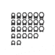American Rifle Company M-Brace 1in Riflescope Rings, 24mm Height, Black, MB-R-25.4-24
