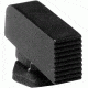 Ameriglo Black Night Sights Thin Series Front Sight Only Serrated Black All Fits Glock Models 315height 090 Width Gst 315