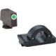 AmeriGlo Ghost Ring Night Sight Set, Glock 17/19/19x/26 Gen 5, Green Tritium W/White Outline, GL-5125