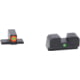 AmeriGlo Green Tritium Lamp, Orange Outline FRONT, Green Single Dot REAR, XD-201