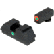 AmeriGlo i-Dot Night Sight Set for Walther PDP w/Green Tritium Orange Outline Front/ i-Dot Rear, WA-201