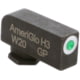 Ameriglo Night Sight, FRONT Only - Green w/ White Outline - For Glocks, .220 Height GL-112-220