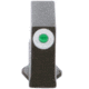 Ameriglo Night Sight, FRONT Only - Green w/ White Outline - For Glocks, .315 Height GL-112-315