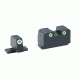 Ameriglo Night Sight Set, Springfield XD - Suppressor Set Style - Green Front/Rear XD-181