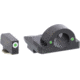 AmeriGlo Pistol Tritium Night Sights, Glock 20,21,29,30,31,32,36, Ghost Ring Green Front,Green Rear, GL-126