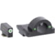 AmeriGlo Pistol Tritium Night Sights, Glock 20,21,29,30,31,32,36, Ghost Ring Green Front,Green Rear, GL-126