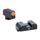 Ameriglo Pro I-dot Set For Glock 20, 21, 29, 30,31, 32, 36 Front Is ProGlo Green Tritium With Orange Outline Single Dot Green Rear Sight