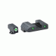 Ameriglo Pro Operator 2-Dot Rear Night Sight Green Tritium With Black Outlines Springfield XD #10