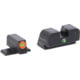 AmeriGlo SIG I-Dot Tritium Pistol Sight Sets, Green Tritium Lamp, Orange Outline FRONT, Green Single Dot REAR, SG-201