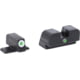 AmeriGlo SIG I-Dot Tritium Pistol Sight Sets, Green Tritium Lamp, White Outline FRONT, Green Single Dot REAR, SG-101