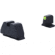 AmeriGlo Smith &amp; Wesson Pistol Front Sight, Green Tritium LumiGreen Outline .378in FRONT, Black .492inREAR, Smith &amp; Wesson, SW-611