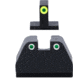 AmeriGlo Smith &amp; Wesson Pistol Front Sight, Green Tritium LumiGreen Outline .378in FRONT, Green Tritium White Outline .492inREAR, Smith &amp; Wesson, SW-333