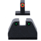 AmeriGlo Smith &amp; Wesson Pistol Front Sight, Green Tritium Orange Outline .378in FRONT, Green Tritium Black Outline .492inREAR, Smith &amp; Wesson, SW-452
