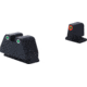 AmeriGlo Smith &amp; Wesson Pistol Front Sight, Green Tritium Orange Outline .378in FRONT, Green Tritium White Outline .492inREAR, Smith &amp; Wesson, SW-331