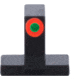 AmeriGlo Smith &amp; Wesson Pistol Front Sight, Green Tritium Orange Outline FRONT .378in H .125in W, Smith &amp; Wesson, SW-212-378-O