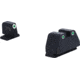 AmeriGlo Smith &amp; Wesson Pistol Front Sight, Green Tritium White Outline .378in FRONT, Green Tritium White Outline .492inREAR, Smith &amp; Wesson, SW-329