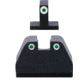 AmeriGlo Smith &amp; Wesson Pistol Front Sight, Green Tritium White Outline .378in FRONT, Green Tritium White Outline .492inREAR, Smith &amp; Wesson, SW-329