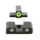 AmeriGlo Spartan 3 Dot Night Sight Set for SIG w/Green Tritium LumiGreen Outline Front/ Green Tritium White Outline Rear, SG-747