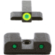 AmeriGlo Spartan 3 Dot Night Sight Set, Springfield Hellcat w/Green Tritium LumiGreen Outline Front/Green Tritium Black Outline Rear, SA-546