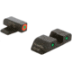 AmeriGlo Spartan 3 Dot Night Sight Set, Springfield Hellcat, Green Tritium Orange Outline Front/Green Tritium Black Outline Rear, SA-446
