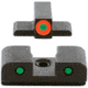 Ameriglo Spartan Tactical Tritium Night Sight Set For Most SIG Using #8 Height Orange/Green