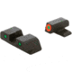 Ameriglo Spartan Tactical Tritium Night Sight Set For Most SIG Using #8 Height Orange/Green