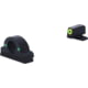 AmeriGlo Springfield Ghost Ring Sight, Green Tritium LumiGreen Outline FRONT, Green Tritium REAR, Springfield, XD-325
