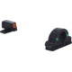 AmeriGlo Springfield Ghost Ring Sight, Green Tritium Orange Outline FRONT, Green Tritium REAR, Springfield, XD-225
