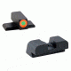 USED AmeriGlo Tritium Sig Set ProGlo ORNG Outline Front, BLK Rear 8 Height Front 8 Rear SG-433, EDEMO1, Condition Parts Only/Salvage, Defective