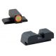 USED AmeriGlo Tritium Sig Set ProGlo ORNG Outline Front, BLK Rear 8 Height Front 8 Rear SG-433, EDEMO1, Condition Parts Only/Salvage, Defective