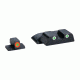 Ameriglo Tritium Front/Rear Combo Sights Green Dot White Outline Rear And Green Dot Orange Outline Front For S&amp;W M&amp;P Not Shield
