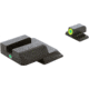 AmeriGlo Tritium i-Dot Night Sight Set All MP except Shield, Green ProGlo LimeLumi Front, Green Square Notch Rear SW-301