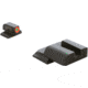 AmeriGlo Tritium Night Sight Set, M&amp;P Shield, ProGlo Front Orange Outline, Black Rear SW-443